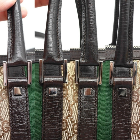 🍓GUCCI Sherryline Canvas Handbag - Picture 8 of 13